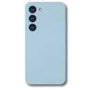 Liquid Silicone Full Coverage Plush Lined Phone Case for Samsung Galaxy S23