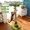 RPZ Cat Scratching Post, Sisal Scratcher with Toys for Indoor Cats | Protects furniture while satisfying natural scratching instincts. Durable sisal post with interactive toys for daily play.