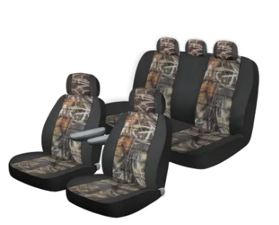 Custom Accessories 3 Pc Truck And SUV Seat Cover Kit - Camouflage
