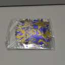 Patelai Glitter Star Garland Banner Christmas Decor 130 Feet Star Hanging Bunting Banner Twinkle Backdrop for Homecoming Classroom Wedding Birthday Halloween Party Supplies(Blue, Gold)