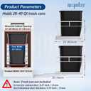 Pull Out Trash Can Cabinet with Soft-Close Slides
