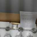 4 Light Bathroom Vanity Light Fixtures, Brushed Brass Modern Wall Lights with Clear Glass Shade, Vintage Wall Sconce Lighting for Living Room, Mirror, Bedroom, Hallway (Gold, 4-Lights)