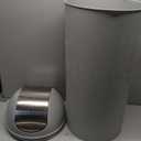 Umbra Venti Kitchen Trash Can with Swing Top Lid, Large 16-Gallon (62 L) Capacity, Grey