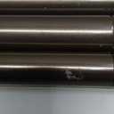 Curtain Rods for Windows 16 to 144 Inches Adjustable Length 1 Inch Diameter Window Curtain Rod with Aluminium End Cap, Antique Bronze