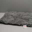 GORILLA GRIP Bath Rug Mat, Thick Soft Absorbent Chenille, Quick Dry Microfiber Mats, Rubber Backing Washable Shower Floor Rugs, Bathmat Runner, US Designed Bathroom Home Decor Accessories 24x17, Grey