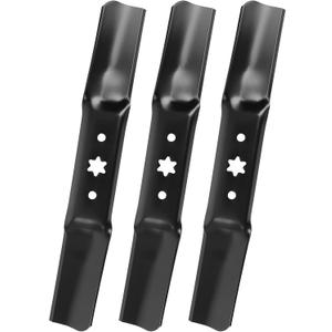 942-05052A Mower Blades Compatible with 50" Mower Deck, Fit for Cub Cad et RZT-L50 L34 S50 XT1 XT2 LT50 GT50 Troy Bilt MTD Craftsman G8200 Mowers, Replace for 742-05052A 330-052, 3 Pack