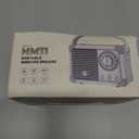 Retro Bluetooth Speaker, Portable Wireless Speaker with Crystal Clear Stereo Sound, Retro Decor for Bedroom Office Kitchen, Birthday Gifts Ideas for Women Men Teens (Green)