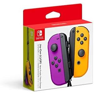 Amazon.com: Nintendo Neon Purple/Neon Orange Joy-Con (L-R) - Switch : Video Games
