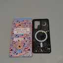 Cute Case for Samsung Galaxy S25 Ultra for Women Girls - Funny Sun Moon Design Compatible with Magsafe Magnetic Ring Holder Kickstand Fashion TPU Phone Covers