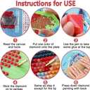 Upigi Sea Animals Diamond Painting Kits for Adults,DIY 5D Diamond Art Kits for Beginners,Round Full Drill Gem Art Crafts Kit for Home Wall Decor 12 x 16 Inch (6 Pack Sea Animals)