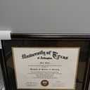 GraduationMall 11x14 Diploma Frame with Black over Gold Mat or Display 15x18 Certificate without Mat,Solid Wood & UV Protection Acrylic,Glossy Black Finish with Gold Trim