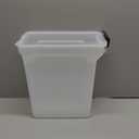 IRIS USA Dog Food Storage Container, Airtight Lid, 2-Cup Scoop, Up to 13 Pounds Pet Food Storage, Versatile Pet Food Bin, Treats, BPA Free, Dark Gray