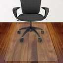 Azadx Office Chair Mat for Hardwood Floor - 30 x 24'', Clear Easy Glide on Hard Floors, Plastic Under Desk Mat