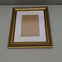 JCJMY 8x10 Vintage Picture Frame with 5x7 Mat, Elegant Retro 8 by 10 Photo Frame with Shatter-Resistant Plexiglass for Wall or Tabletop Display, Gallery Decor & Gift, Gold, 1 Pack