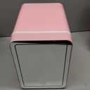 Pink Fridge with Mirror, 4L Fridge