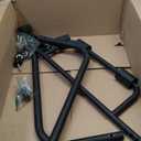 HT200 Surco Hard Top Storage Carrier / Rack - Compatible with 1976 and Newer Jeep CJ-7 and Wrangler YJ, TJ, JK, JL Hard Tops; Black Powder Coat Finish; Made in USA