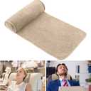 Weysat Neck Head Pillow for Recliner Chair Non Slip Fleece Adjustable Neck Roll Support Headrest Pillow for Travel Home Office Recliner Couch Sofa Armchair(Light Camel) (Solid)