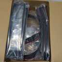 Front Grill Inserts Grille Inserts & Headlight Bezels Cover Trim for 2018-2023 Jeep Wrangler JL Sahara/Rubicon Only