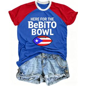 Puerto Rico Shirt for Women: Puerto Rico Flag Pride Shirts Boricua Puerto Rican T-Shirt Color Block Raglan Tops (M)