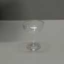 Zopeal 150 Pcs Champagne Glasses 5 oz Unbreakable Plastic Martini Glasses Disposable Liquor Cups Stackable Stemmed Champagne Coupe Shatterproof Party Stem Cups for Wedding Birthday Bar (Clear)