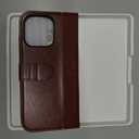 OCASE Compatible with iPhone 16 Pro Max Wallet Case, PU Leather Flip Folio Case with Card Holders RFID Blocking Kickstand [Shockproof TPU Inner Shell] Phone Cover 6.9 Inch 2024, Dark Brown