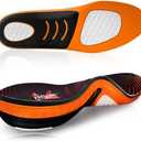 FEELLIFE Plantar Fasciitis Relief Shoe Insoles [1-Pair], Arch Support Insoles, Running Athletic Gel Shoe Inserts, Orthotic Inserts for Arch Pain [Trim to Fit: Women 4-8]