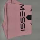 Messi Boys Lifestyle Short Sleeve T-Shirt, Slim-fit Graphic Tee, Cotton Blend Fabric, Size 7