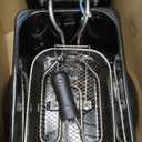 Elite Gourmet EDF2100 Electric Immersion Deep Fryer Removable Basket Adjustable Temperature, Lid with Viewing Window and Odor Free Filter, 2 Quart / 8.2 cup