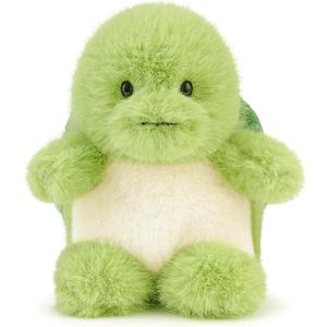 PEACH CAT Turtle Stuffed Animal Cute Plushies Small Plush Toys Gifts for Kids Green