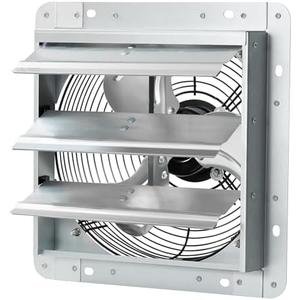 GCJ 24 Inch Shutter Exhaust Fan Wall Mounted, High-Speed 1450 RPM, Attic Fan, Suitable for Ventilation, Extraction, and Exhaust in Garages, Greenhouses, Shops, Attics, and Sheds