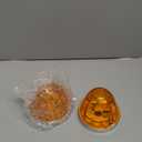 2PCS Watermelon Lights, Strobe & Constant Dual Function Amber LED Watermelon Lights, IP65 Waterproof Stop Turn Marker Tail Lights, for 12-24V Semi Trailers, Trucks, Pickups, Supports Light Mode Sync