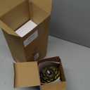 Baquler 3 Pcs Christmas LED Pine Cone Candles Large Xmas Flameless Pinecone Candles Battery Operated, Real Wax Pine Cone LED Flickering Pillar for Christmas Party Decoration, 4 x 5.5 Inches (Brown)