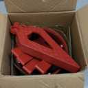 Xmas Tree Stand Base for Real Trees Up to 6ft Red Christmas Tree Stand Christmas Tree Holder Fits Up to 4.7" Xmas Tree Trunks for Christmas Decor