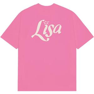 Lisa Unisex Adult Official Logo T-Shirt, Pink (Pink)