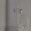 SOULION R50 Bluetooth Computer Speakers, 3.5mm PC Sound Bar for Desktop Monitor, Wired USB Powered & Colorful LED Lights with Switch Button, Surround Sound Soundbar PC Spearkers for Computer, White