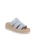 Dr. Scholl's Shoes Women's Electric Espadrille Sandal Summer Blue Microfiber 9.5 M