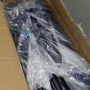 Foldable Baby Playpen for Babies and Toddlers, 50x50 Inch Portable Play Yard, Collapsible Play Pen with Mat, Visible Mesh, 50 Ocean Balls, Indoor/Outdoor Baby Fence Activity Center for Home (Blue)