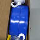 Flexible Race Track for Kids Starter Set - 20FT Flex Race Car Ramp Track with Strong Suction Cups, Rolls Up Portable DIY Racetrack Compatible with Hot Wheels & Diecast 1/64th Cars (Blue)