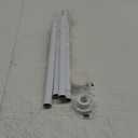 Tension Curtain Rod 30 To 63 Inch White Tension Rods Adjustable Spring Loaded Curtain Rods 7/8" Curtains Rods No Drilling Tension Rods For Windows Bedroom Closet Doorway Door