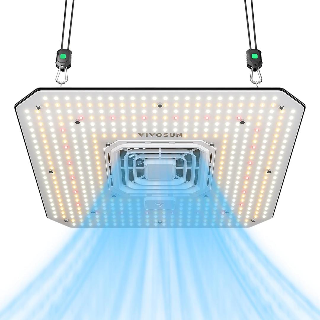 VIVOSUN AeroLight A150SE, LED Grow Light 150W with Integrated Circulation Fan, Compatible with App, Used with Growhub Controller E42A/E25 to Achieve More Functions for 4x2/3x3 Grow Tent