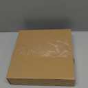 JUXYES Set of 2 Hexagon Wall Hanging Brass Frames for Pressed Flowers, Golden Glass Hanging Picture Artwork Display Frame, Double Glass Floating Style Gallery Wall Frame for Photo Picture Poster etc