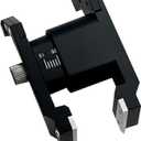 Watch Bracelet Removal Tool, 2 Colors (Silver/Black) Optional, Fits 12MM-25MM Straps, Portable & Compact Watch Tool Kit, Prevents Scratches On Luxury Watches, DIY Watch Band Replacement For Home & Business Use(Black)