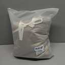 JIYUAN 100% Washed Cotton Duvet Cover Set 3 Pieces Queen, 1 Duvet Cover 90x90 Inches(Comforter Not Included) and 2 Pillowcases,Linen Feel Bedding Set Comfy and Breathable, Heathered Warm Taupe