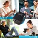 2 x e-ART USB Wall Charger 28W Dual Port QC3.0 Amps Fast Charging Block with LED Indicator, USB Cube Adapter Plug in Gift Box for iPhone 14 13 12 11 Pro Max XR Xs, Samsung, Android Phones, Tablet (Black)