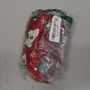 Lanyarco Cute Snowman Christmas Dog Pajamas, Soft Cotton Xmas Christmas Pajamas for Dogs Holiday Pet Clothes Onesie PJS, Red Medium Back Length 15" (Medium (18-26lbs) Back 16" Chest 20-22")