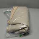 EARTHALL Washable Area Rug 3x5 Ft Non Slip Rugs for Entryway Braided Rubber Backed Throw Rugs Door Mat Indoor Outdoor Entrance Rug for Kitchen Foyer Front Door Living Room, Golden Beige/White