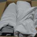 Bassinet Mattress Pad Cover Waterproof, Quilted Mattress Protector Sheets Fits All Mainstream Bassinet - Rectangle, Oval, Hourglass, 2 Pack, 17'' x 33'', Ultra Soft Breathable, White and Grey