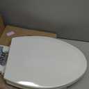 Bemis 1500EC Durable Wooden Toilet Seat, Easy Clean Hinges, Made in USA, Elongated, White, Pack of 1