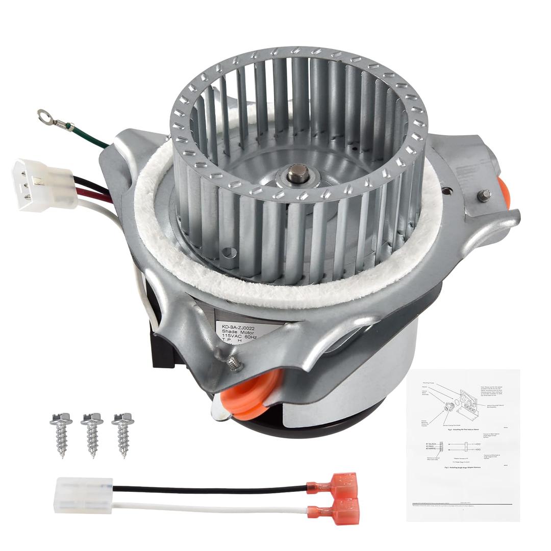 326628-763 Furnace Draft Inducer Motor Assembly Compatible with Carrier Bryant Payne HC21ZE122A, HC21ZE127A, 326634-401, J238-112-11202, J238-150-15217, 347822-763
