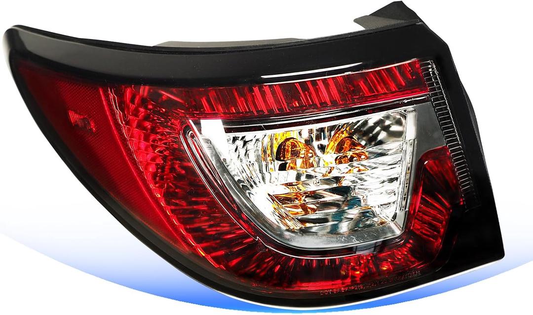 Tail Lights Compatible with Chevrolet Traverse 2013 2014 2015 2016 2017 Rear Halogen Tail Lamp Taillight Replace: 84266019 23301756 GM2804112 (Left Driver Side)